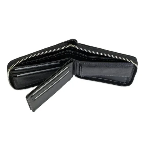 portfel skórzany vintage WILD 702 widok z góry / WILD 702 vintage leather wallet top view